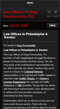 Mobile Screenshot of gproslaw.com